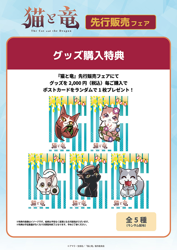 TVアニメ「猫と竜」 先行販売フェア 公式掲載画像 2