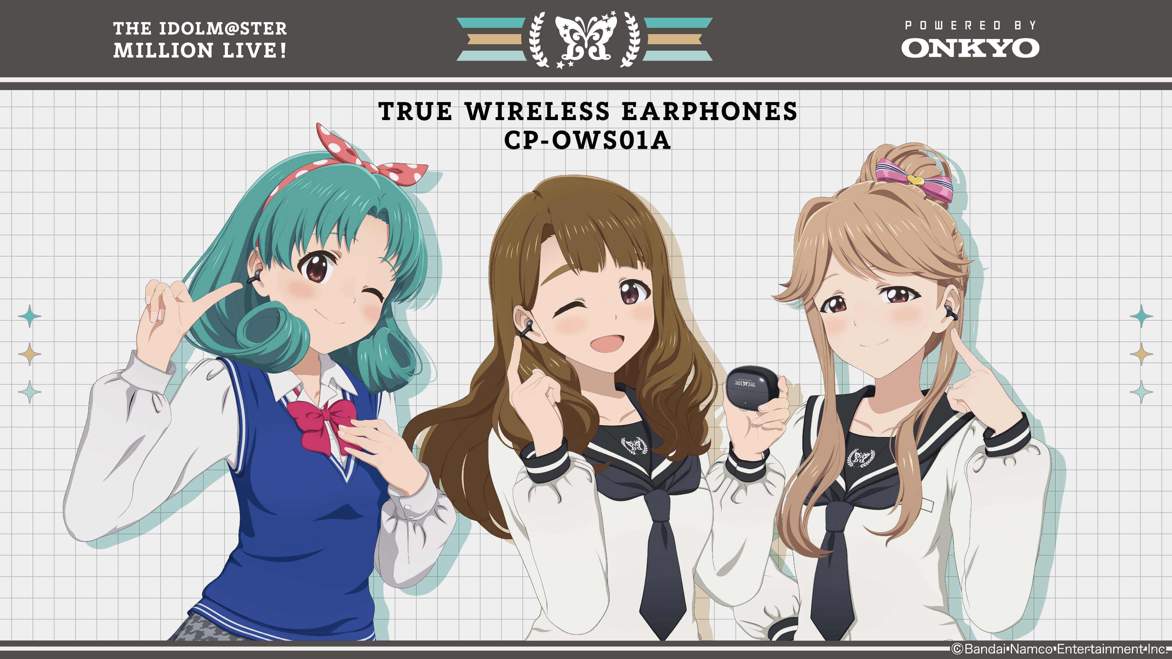 OVA「アイドルマスター ミリオンライブ！～いつか、真ん中で～」 新規録り下ろしボイス搭載ワイヤレスイヤホンを期間限定で受注販売決定！！！ 公式掲載画像 1